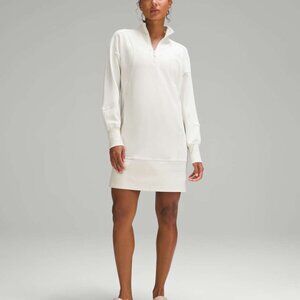 lululemon Softstreme Long-Sleeve Half-Zip Dress Sz 10